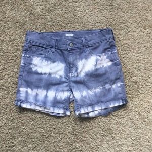 Tie Dye Jeans Shorts